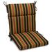 Arlmont & Co. Indoor/Outdoor Adirondack Chair Cushion, Spun Polyester in Green/Black/Brown | 3 H x 22 W in | Wayfair FRPK1469 42517751