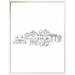 East Urban Home 'Nordic Village II' Print Canvas in White | 25.6 H x 19.6 W x 1.5 D in | Wayfair ETUH6504 42482026