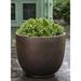 17 Stories Meola 1 - Piece Fiberglass Pot Planter Fiberglass in Black | 15 H x 17.5 W x 17.5 D in | Wayfair STSS6982 43897388