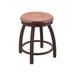 Holland Bar Stool 802 Misha Swivel Vanity Stool Metal in Gray/Brown | 18 H x 15 W x 15 D in | Wayfair 80218BZMedMpl