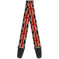 Gitarrengurt von Buckle-Down 34-60" United Kingdom Flags Distressed Painting