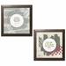 Ebern Designs Contemporary Family is a Gift & Find Your Tribe by Misty Michelle - 2 Piece Textual Art Print Set in Gray/White | 0.75 D in | Wayfair