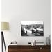 East Urban Home 'Yacht Harbor, San Francisco, CA' Photographic Print on Canvas Metal in Black | 27 H x 40 W x 1.5 D in | Wayfair