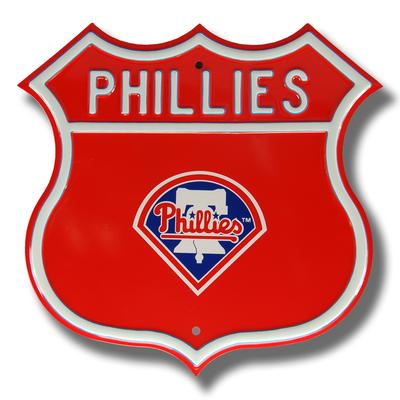 "Philadelphia Phillies 16"" Route Sign"