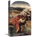 East Urban Home St Christopher Carrying the Christ Child by Hieronymus Bosch - Wrapped Canvas Print Canvas in Gray/Pink | Wayfair