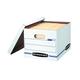 Bankers Box STOR/FILE Aufbewahrungsboxen, Standardeinrichtung, Deckel zum Abheben, Brief/Legal, 12 Stück (0071301)