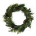 Vickerman 508350 - 24" Plastic Pine Cedar Wreath Pinecone (E177824) 24 Inch Christmas Wreath