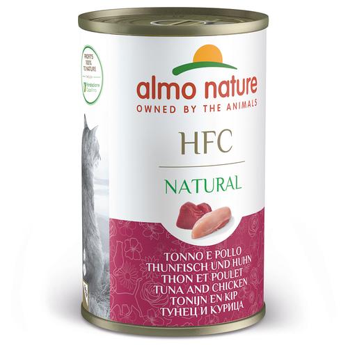 6x140g HFC mit Thunfisch & Huhn Almo Nature Classic Katzenfutter nass