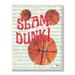 Viv + Rae™ Merced Slam Dunk Border Decorative Plaque Wood in Brown/White | 15 H x 11 W x 0.5 D in | Wayfair 145922134E59430F87215CC1385E5F39