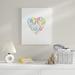 Viv + Rae™ Gupton 'Sweet Dreams Heart' Textual Canvas Art Canvas in Blue/Pink/White | 20 H x 16 W x 0.5 D in | Wayfair