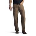 Lee Men's Fleece and Flannel Lined Relaxed-Fit Straight-Leg Jeans, Teak - Flannel Lined, 32W x 30L