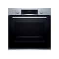 Bosch Home & Kitchen Appliances Bosch HBS573BS0B Serie 4 Built-in Oven with Pyrolytic Cleaning, 3D Hotair, Autopilot 10, LED display control, 60 x 60 cm, Stainless steel