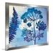 Latitude Run® 'Blue Sky Garden II' - Watercolor Painting Print on Canvas in Blue/Green | 31.5 H x 31.5 W x 1 D in | Wayfair LTTN3496 44481532