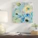 Red Barrel Studio® Fresh Teal Flowers II - Print on Canvas in Blue/Green | 2 D in | Wayfair RDBA3566 44477866