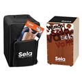 Sela SE 151 NL Varios Cajon Bundle mit Rucksack, Sitzpad, niederländischer Anfängerschule, CD und DVD