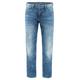 PME Legend Herren Jeans "Nightflight Stretch Slub Denim" Slim Fit Regular Waist, bleached, Gr. 38/34