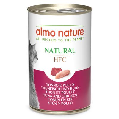 24x140g Thunfisch & Huhn Almo Nature Classic Katzenfutter nass