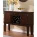 Alcott Hill® Lahey 52" Wide 1 Drawer Buffet Table Wood in Brown/Red | 36 H x 52 W x 18 D in | Wayfair F5DE2CFC5C4F49FD873EC06051B1EC89