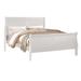 Lark Manor™ Helvey Queen Solid Wood Sleigh Bed Wood in White | 47 H x 63 W x 91 D in | Wayfair 68397D0C42BA405FB824314F1020E692