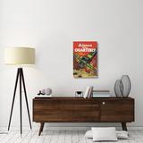 East Urban Home 'Science Fiction Quarterly Rocket Man Attacks' Graphic Art Print on Canvas in Green/Red | 30 H x 20 W x 1.5 D in | Wayfair