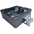 Spa Cuba 6 places - Cuve grise - système Balboa + Bluetooth intégré - 220x210x80cm