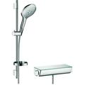 Système de douche Raindance Select s en surface 150 avec thermostat Ecostat Select et rail de