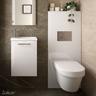 Habillage bati support wc unit Salgar Couleur Blanc brillant