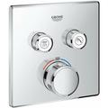 Grohe Grohtherm SmartControl - Mitigeur thermostatique encastré pour 2 sorties, chrome 29124000