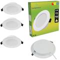 Lampesecoenergie - Lot de 3 Spot Encastrable led Downlight Panel Extra-Plat 3W Blanc Froid 6000K