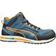Puma Safety Shoes - Baskets de sécurité hautes S3 puma Crosstwist Mid 633140 - Orange / Bleu clair