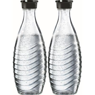 SodaStream Wassersprudler Flasche, (Set, 2 tlg.), passend für die Modelle Crystal und Penguin farblos Flasche Sodastream Küchenkleingeräte Haushaltsgeräte