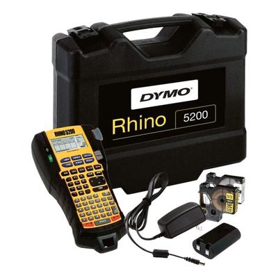 Etikettendrucker »Rhino 5200« mit Hartschalenkoffer mehrfarbig, Dymo, 12.4x6.4x23.4 cm