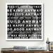 East Urban Home 'Mother Teresa Quote' Graphic Art Print Canvas in Black/Gray/White | 18" H x 18" W x 1.5" D | Wayfair