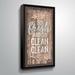 Gracie Oaks So Fresh & So Clean - Textual Art Print Canvas in Brown/White | 48 H x 24 W x 2 D in | Wayfair 69687573174947B3B617A550C0EE8CF8