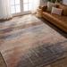 White 24 x 0.67 in Area Rug - Ivy Bronx Fairmount Abstract Handmade Tufted Gray/Brown Area Rug Viscose/Wool | 24 W x 0.67 D in | Wayfair