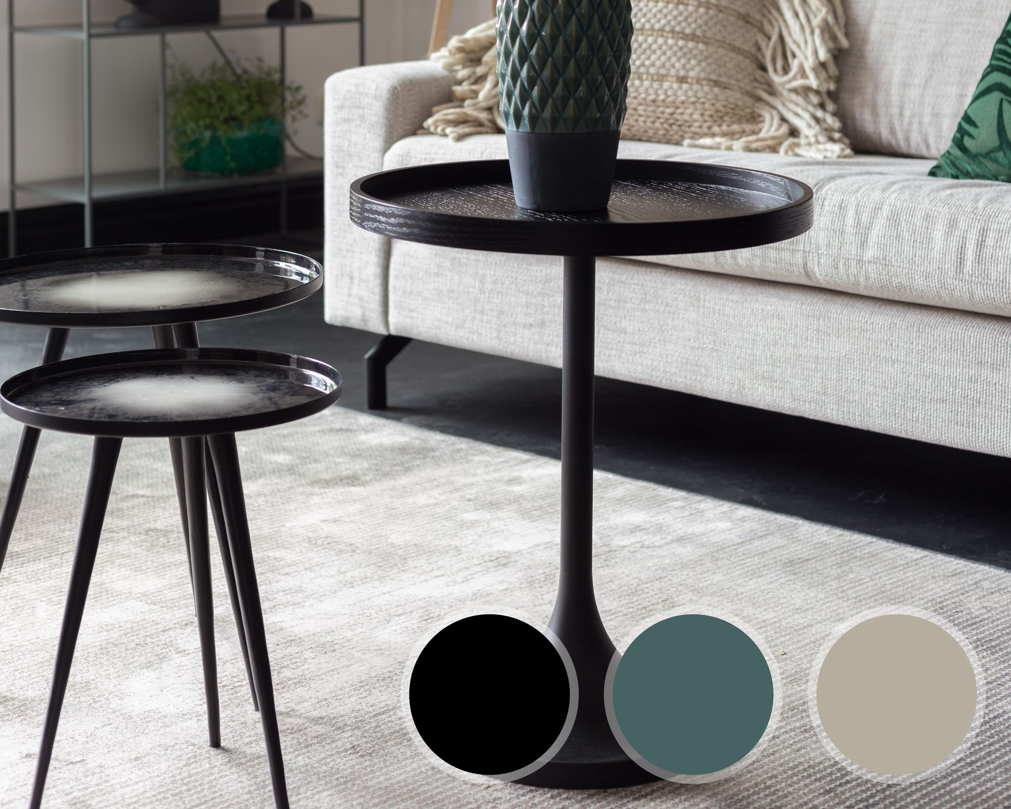 Zuiver »Jason« Beistelltisch Schwarz