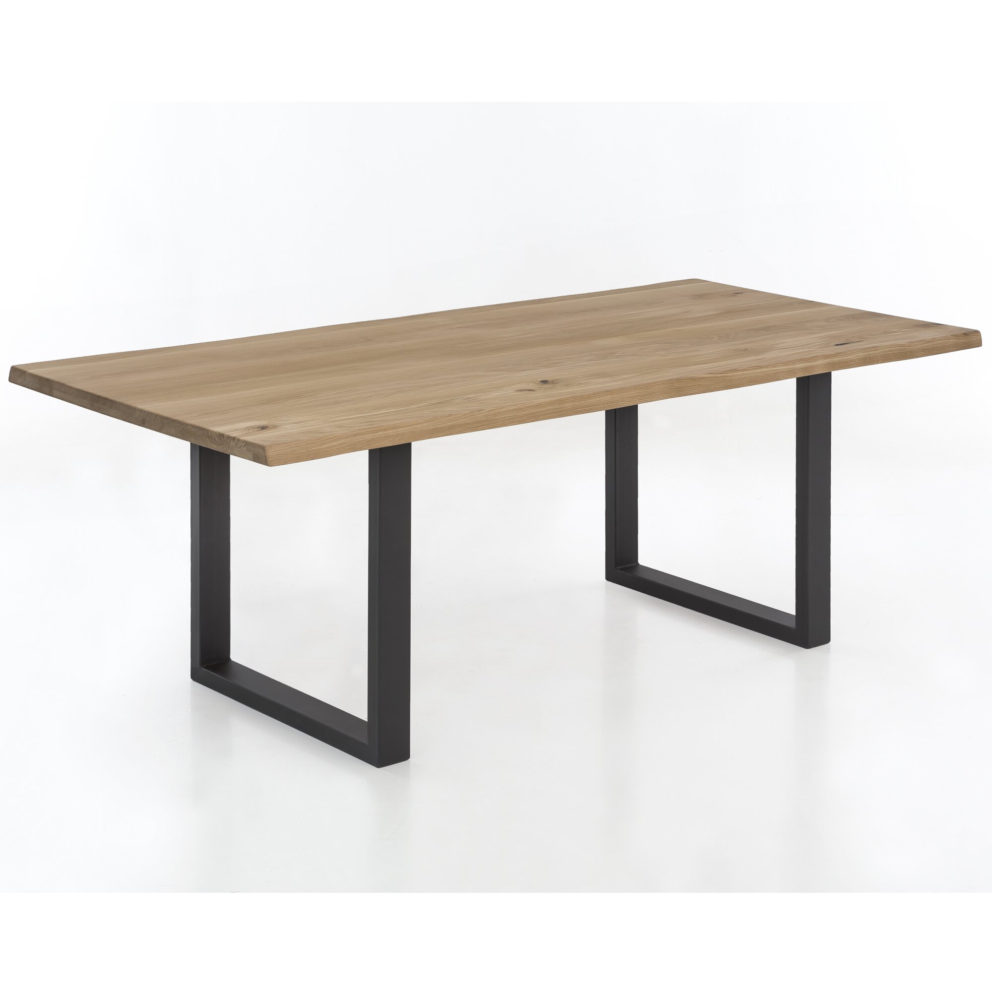SIT Tops & Tables Esstisch Massivholz Even 180x90 cm / Antiksilber