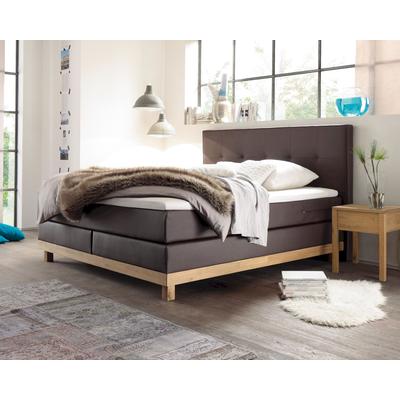 Hasena Boxspringbett Pronto Bella 180x200 cm / 323 weiss / Superio-Top