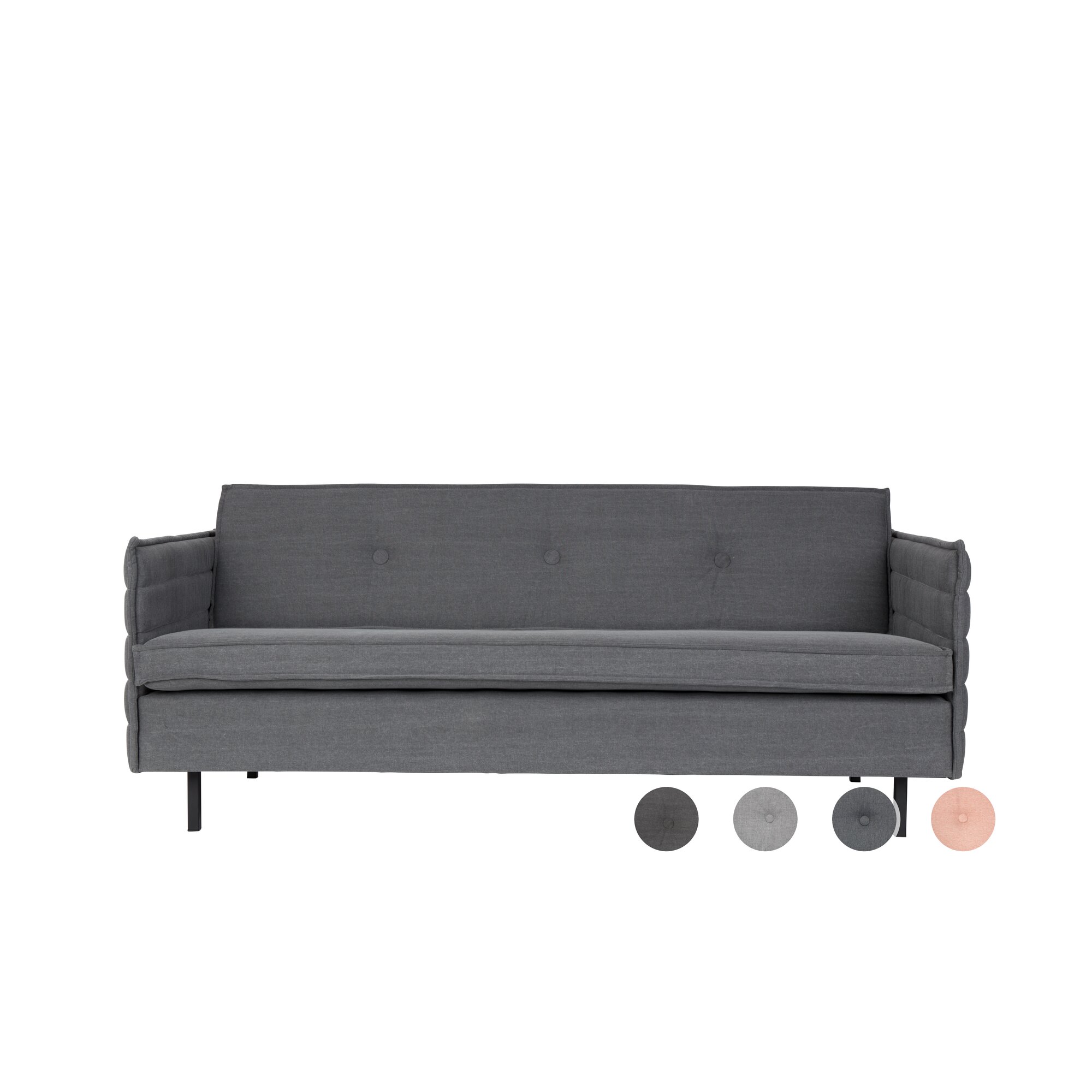 Zuiver Couch Jaey 2,5-Sitzer / Lachsfarben