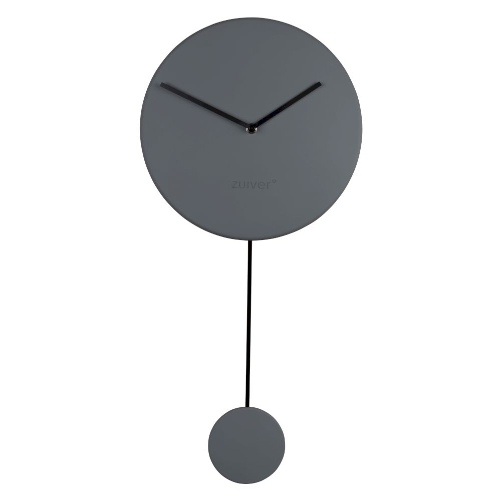 Zuiver Wanduhr Minimal Schwarz Image