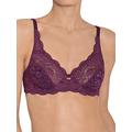 Triumph Women's Amourette 300 W X Wired Non-padded wired Bra, Purple (AUBERGINE F3), 34B (Manufacturer Size: 90B)