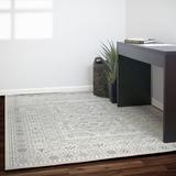 Gray 63 x 0.43 in Area Rug - Astoria Grand Attell Oriental Silver/Area Rug Polypropylene | 63 W x 0.43 D in | Wayfair