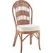 Bay Isle Home™ Wittig Dining Chair Wicker/Rattan in Green/Brown | 39 H x 19 W x 22 D in | Wayfair 5CE9FD596D094992883DAC77CBE0D8BA