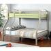 Harriet Bee Fonseca Twin Over Full Bunk Bed Metal in Yellow | 65.12 H x 57.12 W x 79.37 D in | Wayfair DA49A2D3CA63426BB419AB9D38E8C93E