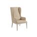 Barclay Butera Newport Upholstered Solid Back Arm Chair Upholstered in Brown | 48 H x 28 W x 31 D in | Wayfair 01-0921-883-01