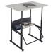 Safco Products Company AlphaBetter® Metal Adjustable Height Open Front Desk Metal | 42.25 H x 36 W in | Wayfair 1206BE