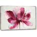 Winston Porter 'Lilya Red' by Asia Jensen Giclee Art Print on Wrapped Canvas in Pink | 16 H x 24 W x 1.5 D in | Wayfair