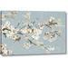 Charlton Home® 'Kimono w/ Birds I' by Asia Jensen Giclee Art Print on Wrapped Canvas in Gray/White | 11 H x 16 W x 1.5 D in | Wayfair