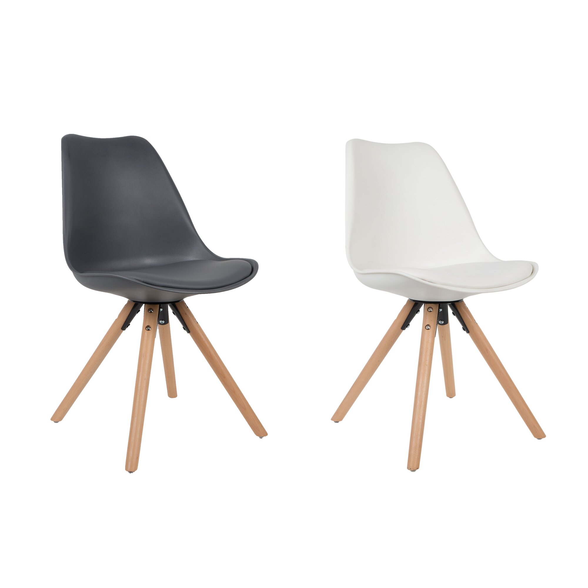 designline Designer-Stuhl Tryck Weiss