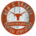 Texas Longhorns 12" x Dad's Garage Sign
